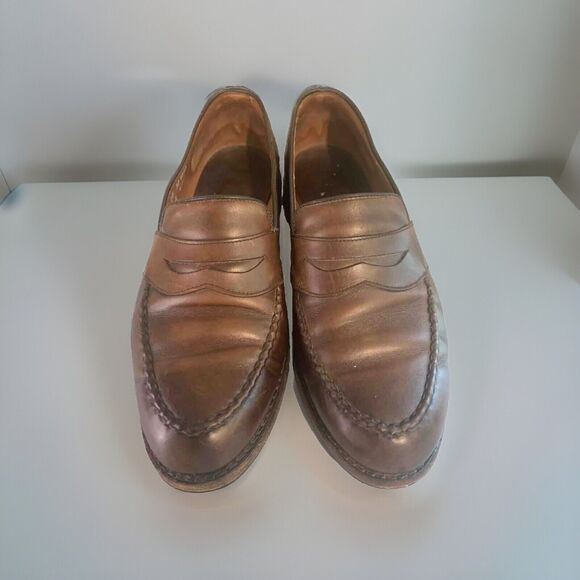 Allen‎ Edmonds Penny Loafers Mens Size 10 Randolph Brown Leather Shoes main image 9